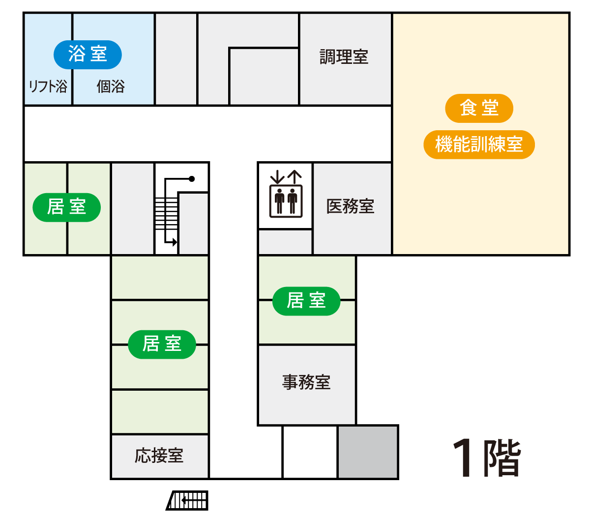 フロアマップ1階