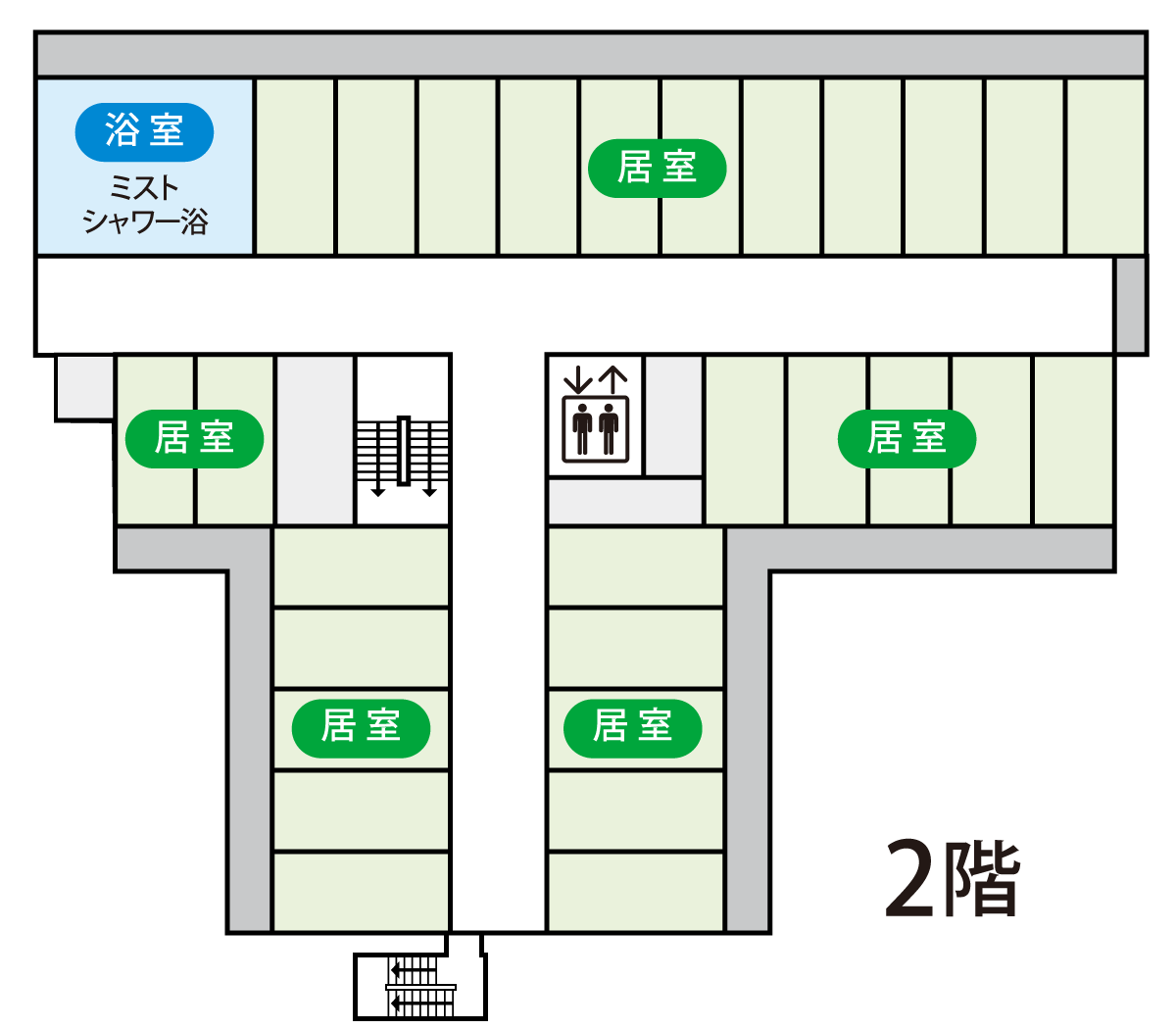 フロアマップ2階